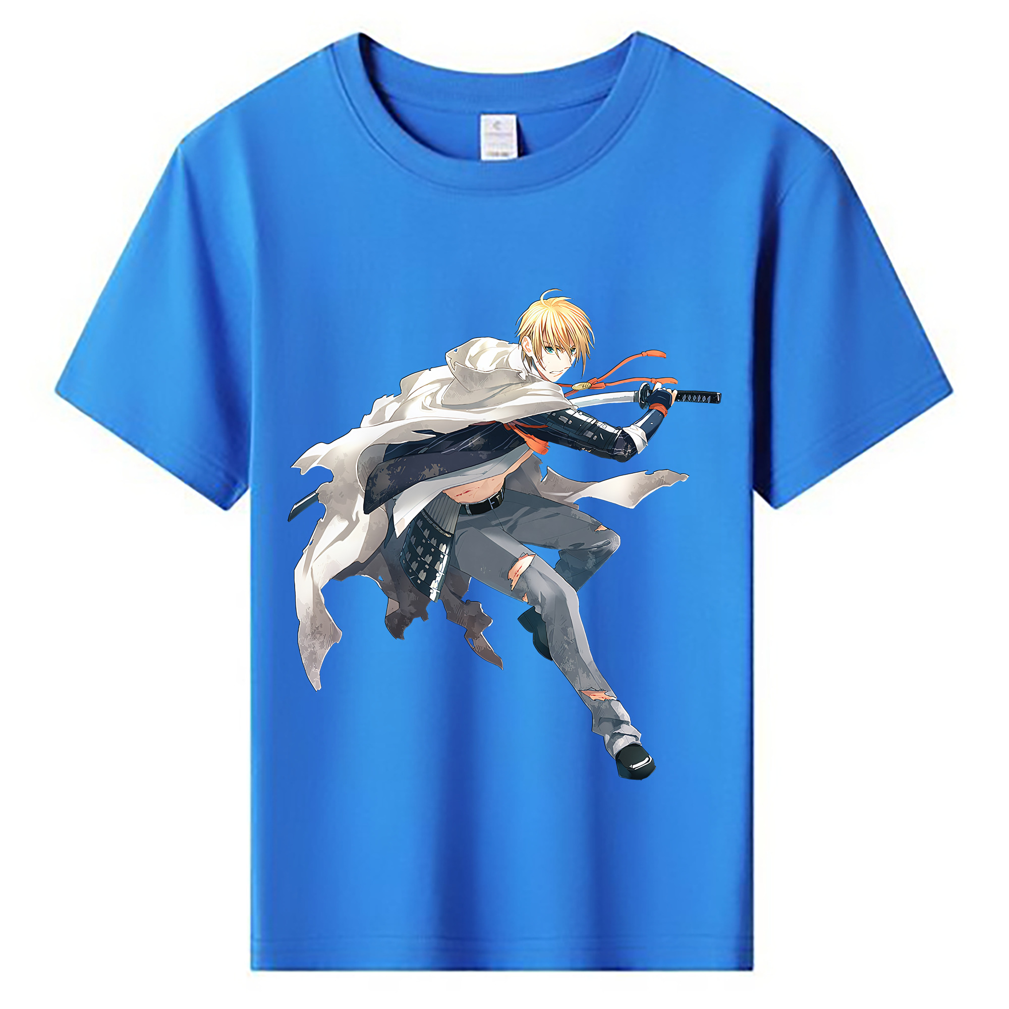 （画像用） 刀剣乱舞 Touken Ranbu 綿100％キッズTシャツ（フロントプリント）